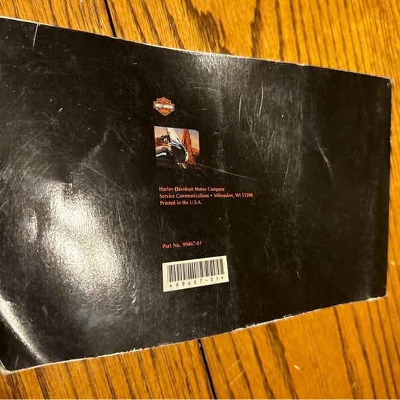 2001 Harley Davidson, DYNA model owners manual - Picture 2 of 7